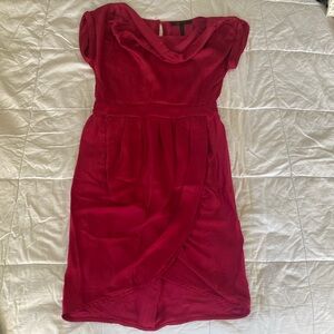 BCBGMaxAzria Red High Low Dress